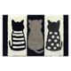 thumbnail image 1 of Alfombrilla De Baño Súper Absorbente De Agua, Alfombrilla De Ducha Antideslizante Con Patrón De Gato De Dibujos Animados, Alfombrilla De Baño De Secado Rápido Que Ahorra Espacio Para El Hogar Noticed HA022385-00, 1 of 7