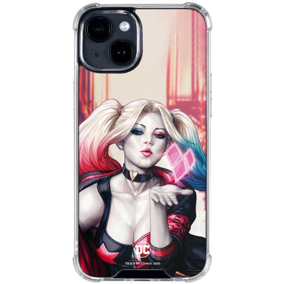 Skinit DC Comics Harley Quinn Animated iPhone 14 Plus Clear Case