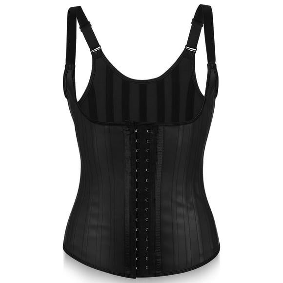 Corsé moldeador de cintura para mujer, camiseta sin mangas, moldeador de cintura ajustable, control de abdomen, corsé transpirable, talla S