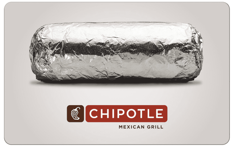 2015 CHIPOTLE GIFT CARD NOT SO SECRET SANTA WRAPPED BURRITO COLLECTIBLE NEW 