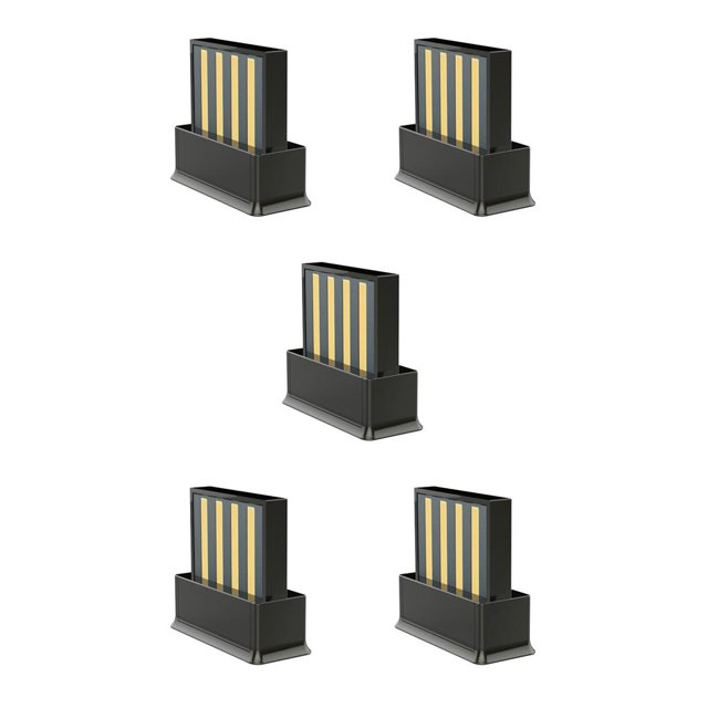 Langgg USB Bluetooth Adapters 5.0 USB Wireless Computer Adapter Audio Receiver Transmitter Dongles Laptop Earphone BLE Mini Sender 13x14x6mm 5Set