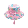 thumbnail image 4 of hengsof Baby Sun Hat Sun Protective Toddler Bucket Hat Summer Kids Beach Hats Wide Brim Outdoor Play Hat for Boys Girls, 4 of 8