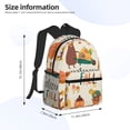 thumbnail image 3 of Goofa Autumn In The Forest Print Casual Backpack for Women Men,Waterproof High School Bookbag,Lightweight Travel Daypack,Classic College Backpack,Laptob Backpack, 3 of 6