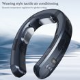 thumbnail image 1 of Ventilador de cuello Aire acondicionado portátil para el cuello, fuerte viento, 3 velocidades, pantalla Digital para regalo de verano, 1 of 4