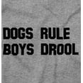 thumbnail image 2 of Cute Dogs Rule Boys Drool Pet Owner Hoodie Sweatshirt Women Brisco Brands L, 2 of 6