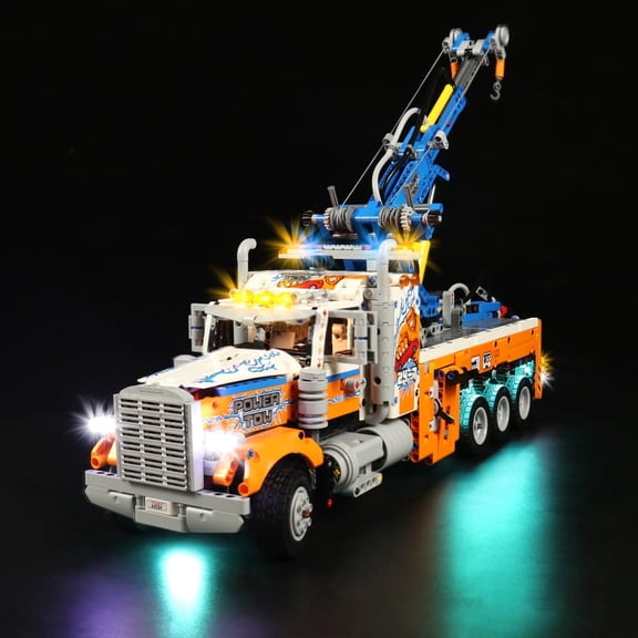 ‌LED Light Compatible with Legos 42128 Building Set, LED Light Kit for Legos 42128 Heavy-duty trailer Vehicle Building Toy, Only Decoration Lights, No Building Model Kit
