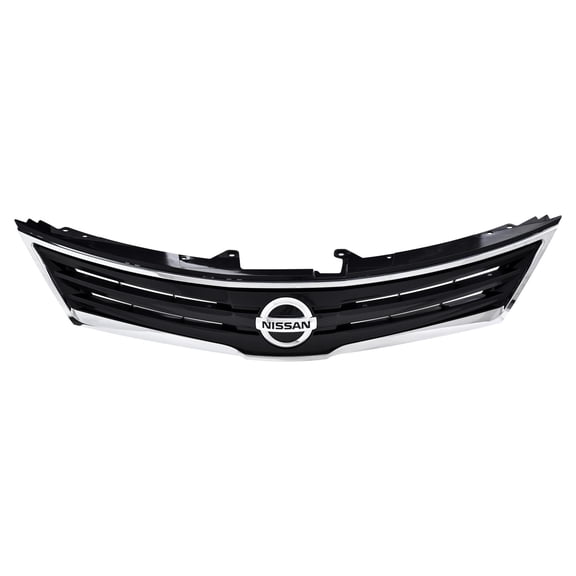 Parrilla Tiida 2012 A 2018 Nissan Negra Con Filo Cromado NISSAN ORIGINAL