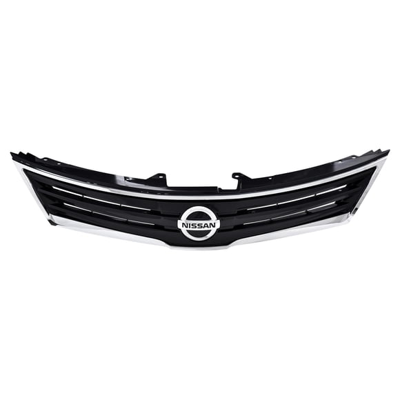 Parrilla Tiida 2012 A 2018 Nissan Negra Con Filo Cromado NISSAN ORIGINAL
