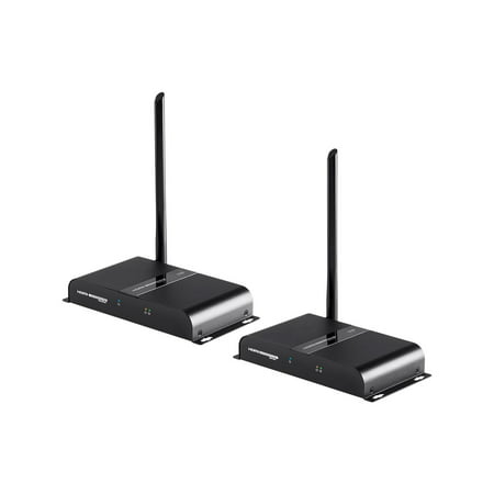 Monoprice BitPath AV Wireless HDMI Extender Kit - 200 Meters | Plug & Play Solution, Auto Scale (Best Wireless Hdmi Solution)