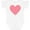 AA-White, variant on Inktastic Pink Valentine's Day Heart Boys or Girls Baby Bodysuit