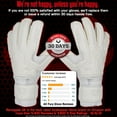 thumbnail image 2 of Renegade GK Fury Avalanche Goalie Gloves with Pro-Tek Finger Savers | 4mm Giga Grip & 4mm Duratek | White Soccer Goalkeeper Gloves (Size 8, Youth-Adult, Roll Cut, Level 4), 2 of 5