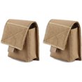 thumbnail image 1 of Bolsa táctica Molle para cinturón, bolsa militar para cinturón, funda multifuncional para teléfono, senderismo, caza, CS (caqui, 2 uds.), 1 of 5