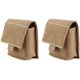 thumbnail image 1 of Bolsa táctica Molle para cinturón, bolsa militar para cinturón, funda multifuncional para teléfono, senderismo, caza, CS (caqui, 2 uds.), 1 of 5