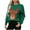Green (NEW), variant on PFRNLF Ugly Christmas Sweaters for Women Trendy Long Sleeve Crewneck Sweater Christmas Elk Knit Tops