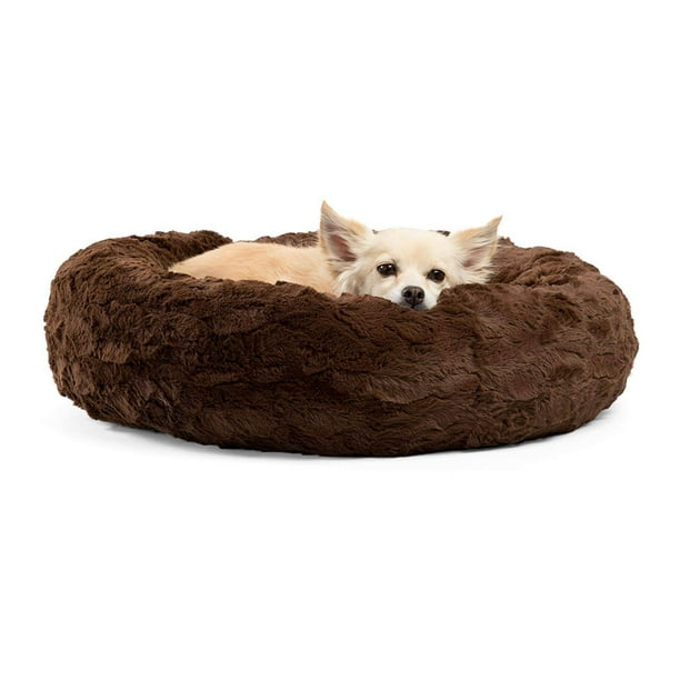 Best Friends by Sheri Orthopedic Relief Donut Cuddler Dog Bed in Brown