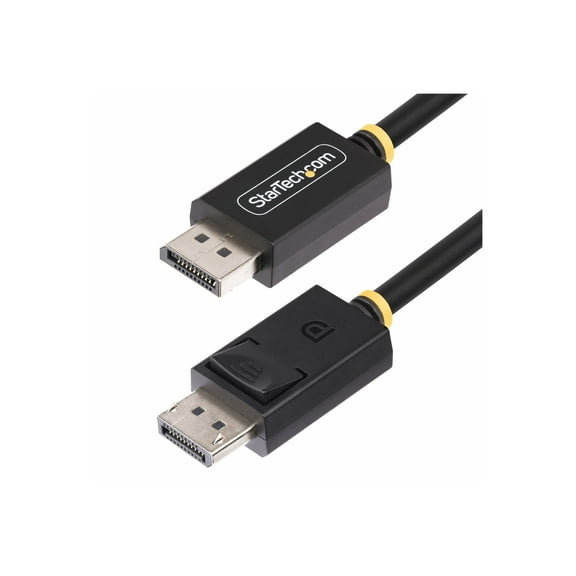 StarTech 3FT DISPLAYPORT 2.1 CABLE, VESA CERTIFIED DP80 DISPLAYPORT CABLE W/UHBR20/HDR/DS