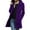 Purple, variant on Women's Coats Jackets for Women Ladies Thick Woolen Coat Mid Length Quality Overcoat For Autumn And Winter