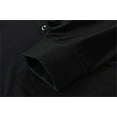 thumbnail image 5 of ZHOUCHANKIDS 2025 Men's Spring and Autumn Hoodie Solid Color Lace Up Zipper Pocket Sports Street Clothing Hooded Sweatshirt Black Large, 5 of 7
