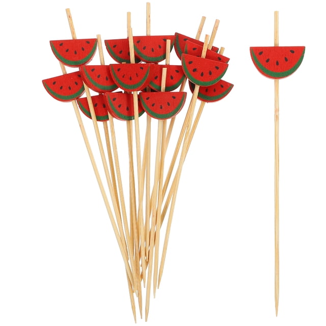 100Pcs Convenient Food Picks Portable Fruit Picks Household Martini Picks Party Accessory