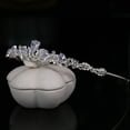 thumbnail image 4 of KAKOWELY Tiara de corona de diamantes de imitación, tocado de corona de novia, tocado de boda brillante, banda para el cabello, 4 of 5