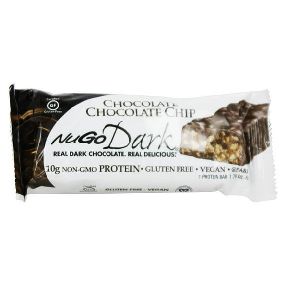 NuGo Nutrition - Pépites de Chocolat Noir - 1,76 oz.