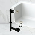 thumbnail image 2 of Westbrass Bathtub Waste & Overflow Assembly with Trip Lever and Beehive Drain Cover, Polished Nickel, 2 of 13