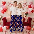 thumbnail image 5 of Landzoo One Custom Print Couples Matching Pants Valentine's Day Soft Casual Sleepwear For And Soft Beautiful Women's Casual Pants, 5 of 6