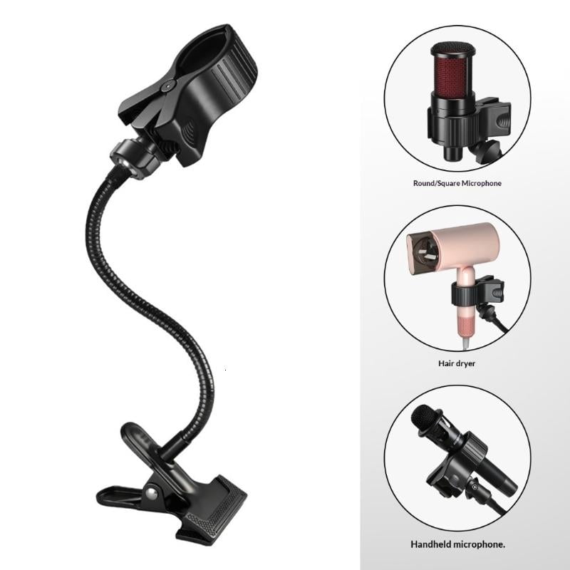 CEORPER Gooseneck Mic Stand Microphone Stand For Desk Mount With Clamp Microphone