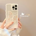 thumbnail image 2 of Compatible with iPhone 13 Pro Max Case Thin for Women Girls,Soft Flexible TPU Clear Flower Butterfly Case Slim Anti-Scratch Shockproof Cute Floral Butterfly Case Cover for iPhone 13 Pro Max, 2 of 15