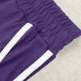 thumbnail image 6 of Atogsazn Womens Capris Pants Summer Jogger Athletic Cropped Sweatpant Casual Button Pant for Women 03-Purple XL, 6 of 8
