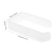 thumbnail image 4 of Soporte de papel Acrílico Injueey Baño Cocina Autoadhesivo Toallero Gancho Colgador Blanco, 4 of 6