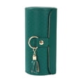 thumbnail image 3 of Joyero de viaje Organizador de joyas Multifunción de cuero Portátil Joyero Verde, 3 of 9