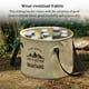 thumbnail image 3 of Soidarity Cubo de agua plegable, accesorio, contenedor de almacenamiento Universal, de coches, cubos plegables, contenedores, barril de líquido Kits de desorden para acampar Soidarity OD027670-00, 3 of 6