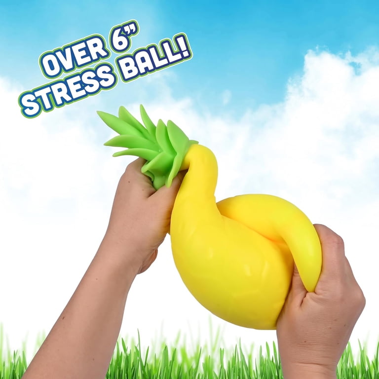 Jumbo Pineapple Squish Toys, 6.5