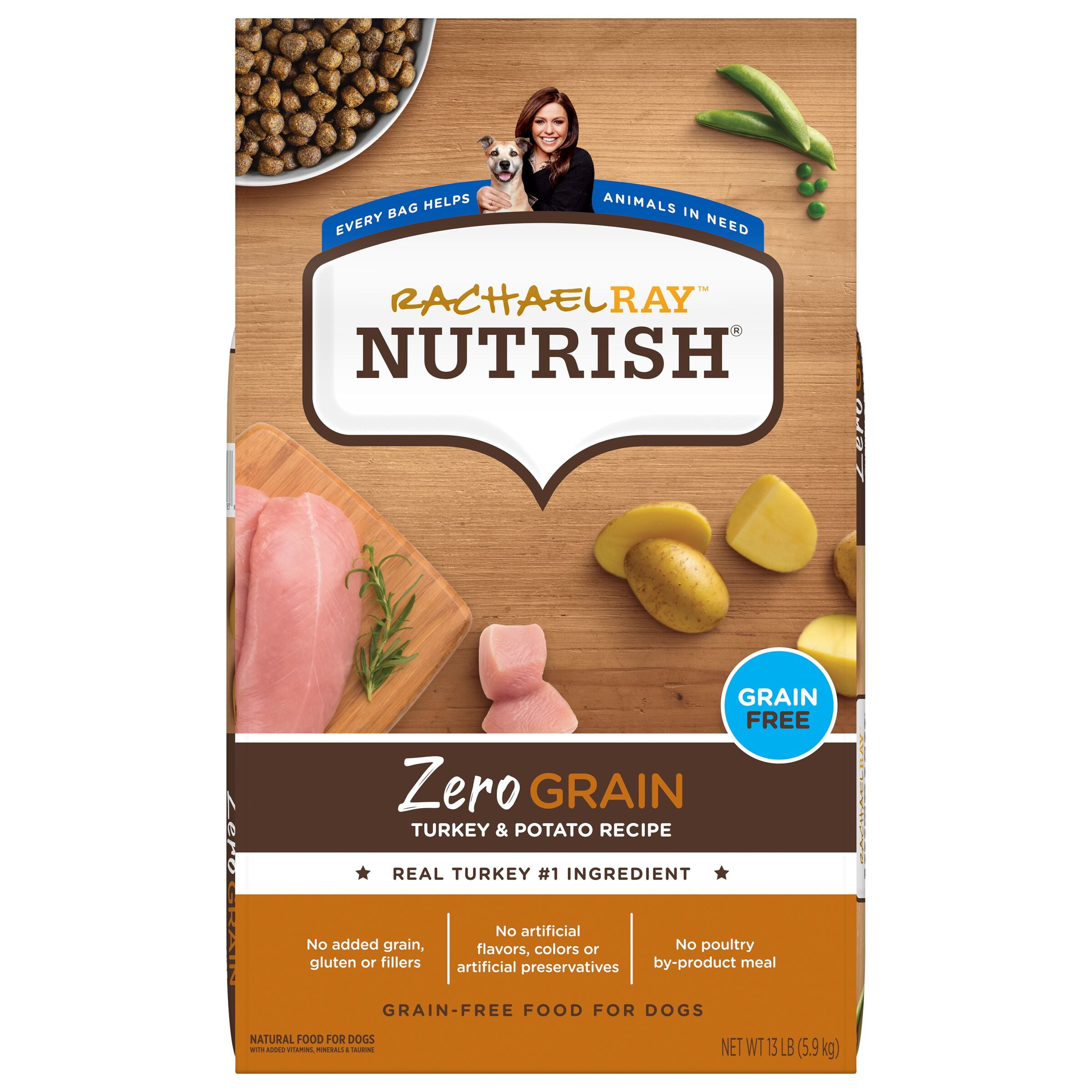 Rachael Ray Nutrish Zero Grain Turkey Potato Recipe Dry Dog Food 26lb Bag Packaging May Vary Walmart