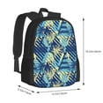 thumbnail image 3 of Daiia Hawaiian Style Backpack for Men and Women -Durable Backpack Large Capacity, Water-Resistant Bag with Adjustable Straps and Laptop Compartment, 3 of 9