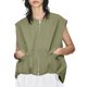 thumbnail image 1 of Ailaofu Womens Short Sleeve Jackets Casual Zip Up Sweatshirt Jackets with Pockets Lightweight Coat Tops, 1 of 7