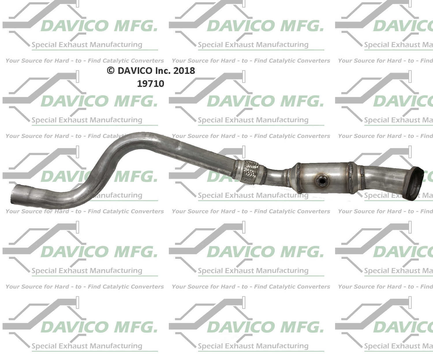 Davico Mfg 19710 Direct-Fit Catalytic Converter