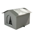 thumbnail image 1 of Lit pour Lapin Imperméable et Résistant à la Pluie, Abri Pliable pour Chat Extérieur, Maison pour Chat Sauvage Imperméable 33CM, 1 of 9