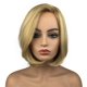thumbnail image 1 of Aimole Pelucas Bob rectas de longitud media para mujer, peluca sintética rubia, pelo completo sin tapa, 1 of 5
