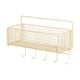 thumbnail image 1 of Organizador de especias colgante para cocina, cesta de almacenamiento de alambre ligera para montaje en pared. 27cmx15cmx13cm, 1 of 9