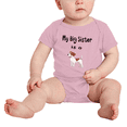 thumbnail image 2 of My Big Sister Is A Jack Russell Terrier Dog Funny Newborn Clothes Boy Girl Unisex, 2 of 5