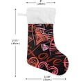 thumbnail image 6 of SKYSONIC Christmas Stockings 2PCS,Big Xmas Stockings Gift Decorations and Party Supplies,Used for Fireplace Decoration Socks-Beautiful Love Heats, 6 of 7