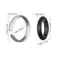 thumbnail image 2 of HEANUJJ 10 Sets Socket Retaining Clip Wrench Ring Replacement Set Iron Impact Friction Repair Work, 2 of 8