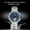 Silvery blue, variant on Skeleton Automatic Mechanical Watch Men, Stainless Steel Mesh Band with Luminous Hands, Resistant Sport Business Wristwatch, Date Display
