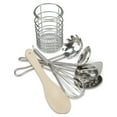 thumbnail image 5 of Melissa & Doug Stir and Serve Cooking Utensils (7 pcs) - Stainless Steel and Wood, 5 of 10