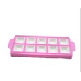 thumbnail image 1 of Moldes para ravioles, moldes de plástico para ravioles cuadrados, para molde de pasta y masa a presión (rosa, 23,5 x 10,5 x 2 cm), 1 of 5