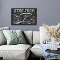 thumbnail image 5 of Star Trek Ships Metal Sign - Decoración De Pared Vintage De Star Trek Para Sala De Cine O Dormitorio De Man Cave, 5 of 5