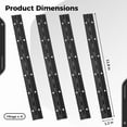 thumbnail image 3 of 4 PCS Continuous Piano Hinges, 12 Inches Heavy Duty Stainless Steel Hinges, Piano Boat Hinges, Folding Cabinet Door Butt Hinge, 3 of 5