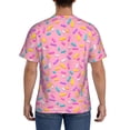 thumbnail image 3 of Qekee Donut Classic Fit T-Shirt Men's Shirt Men's Tight Short Sleeves for Exercise, Running, Mountaineering - Donut, 3 of 9